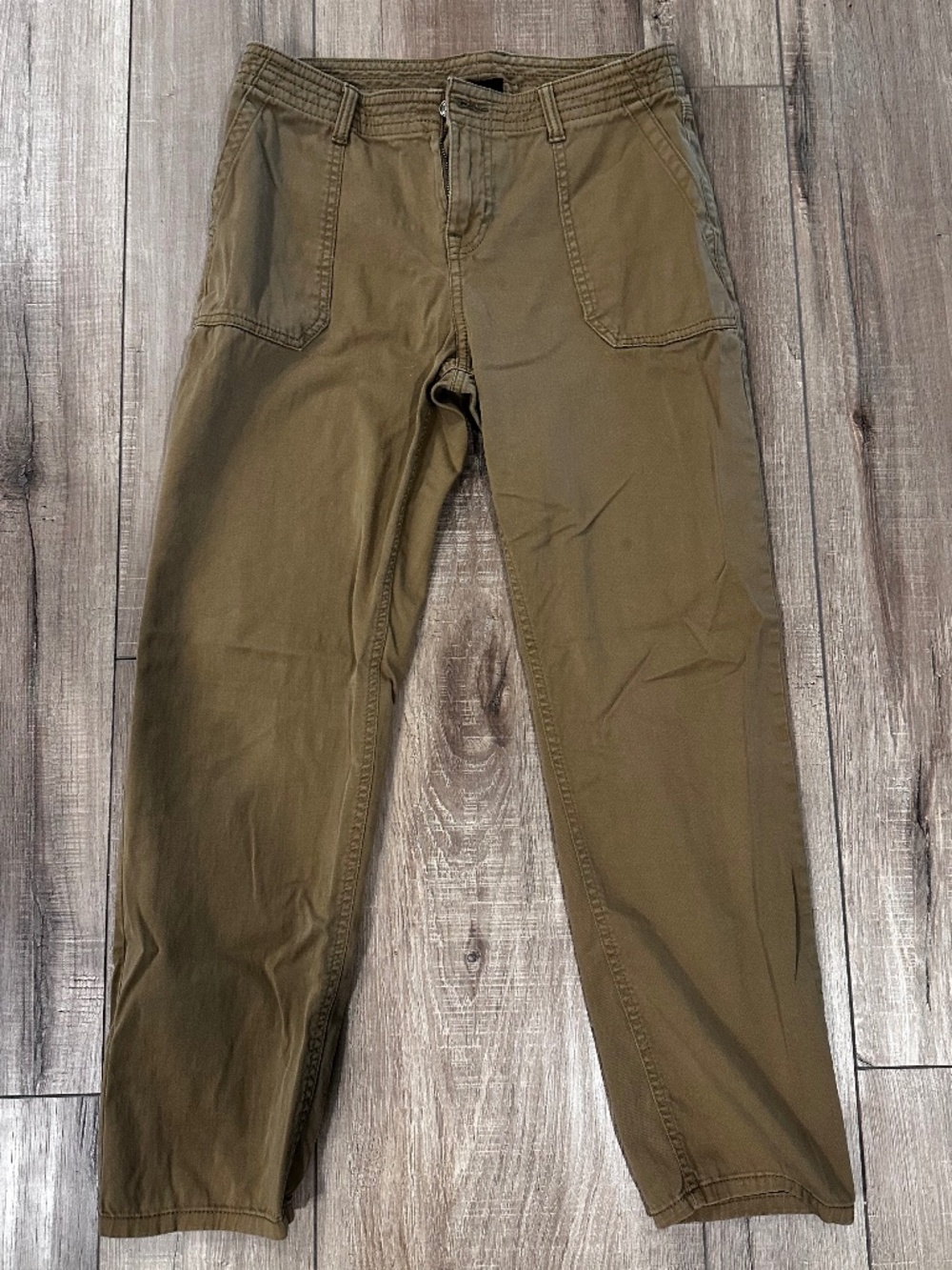 Prana Sancho Boyfriend Pant Size 6 Retro Olive